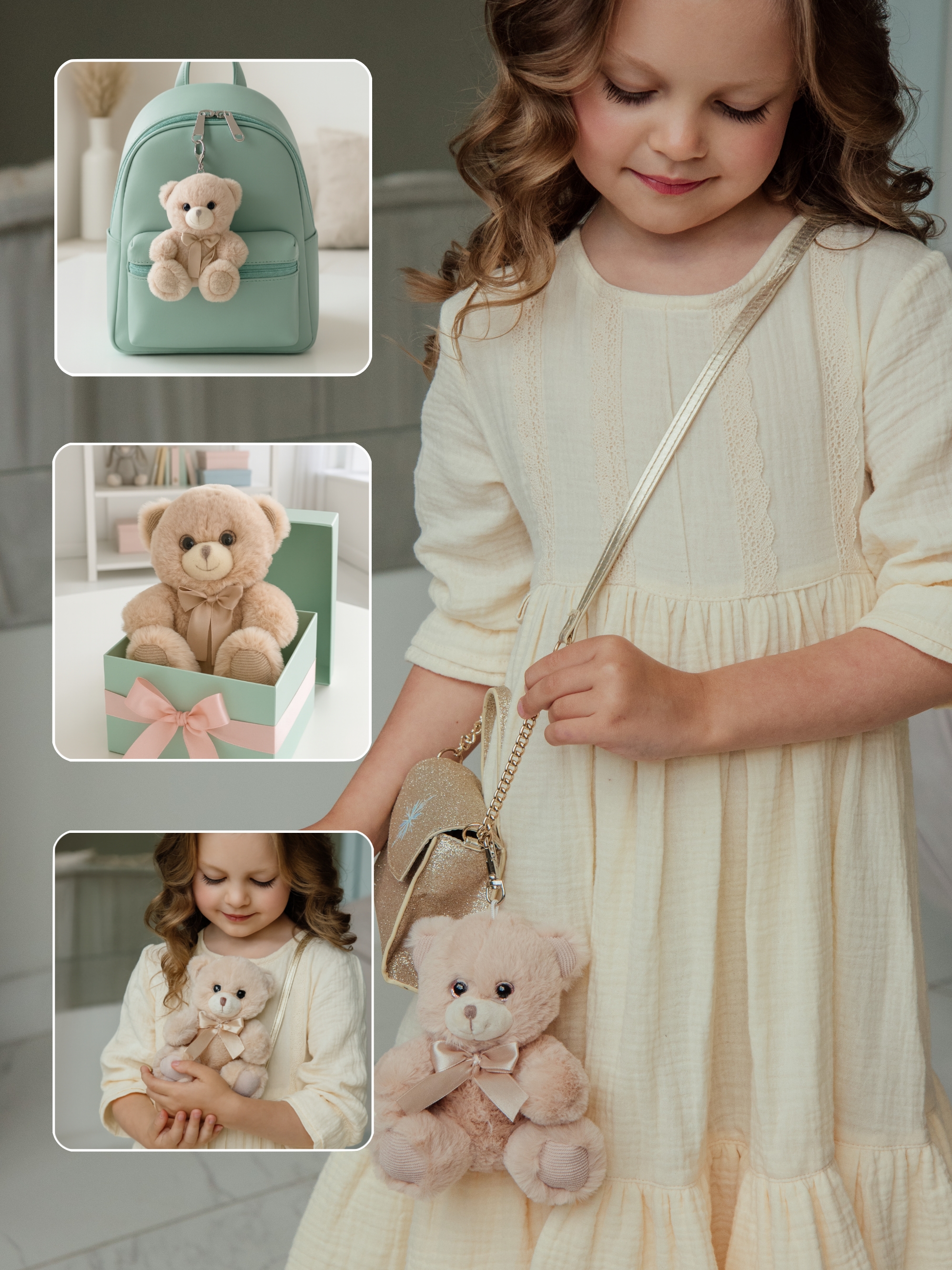 Мягкая игрушка ПЛЮШЛЕНД мишка Люк - фото 4