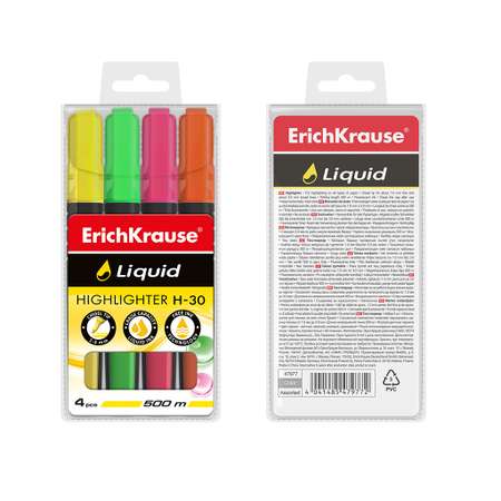 Маркеры ErichKrause 4 цв.