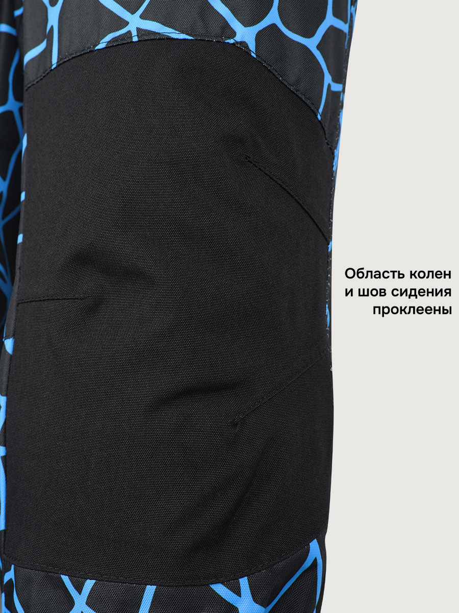 Костюм NIKASTYLE 7з3125 черный/электрик - фото 15