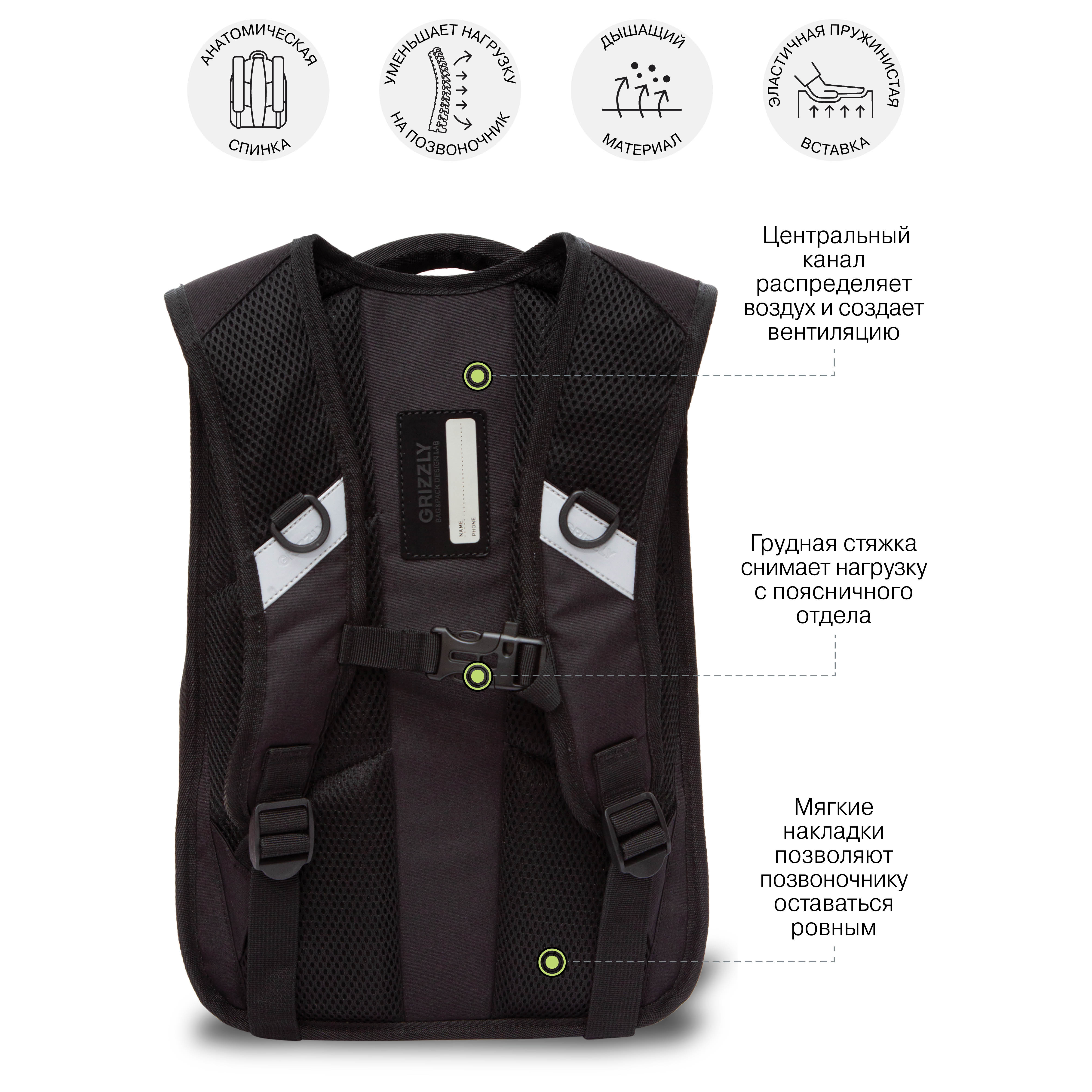 Рюкзак Grizzly для мальчика - фото 7