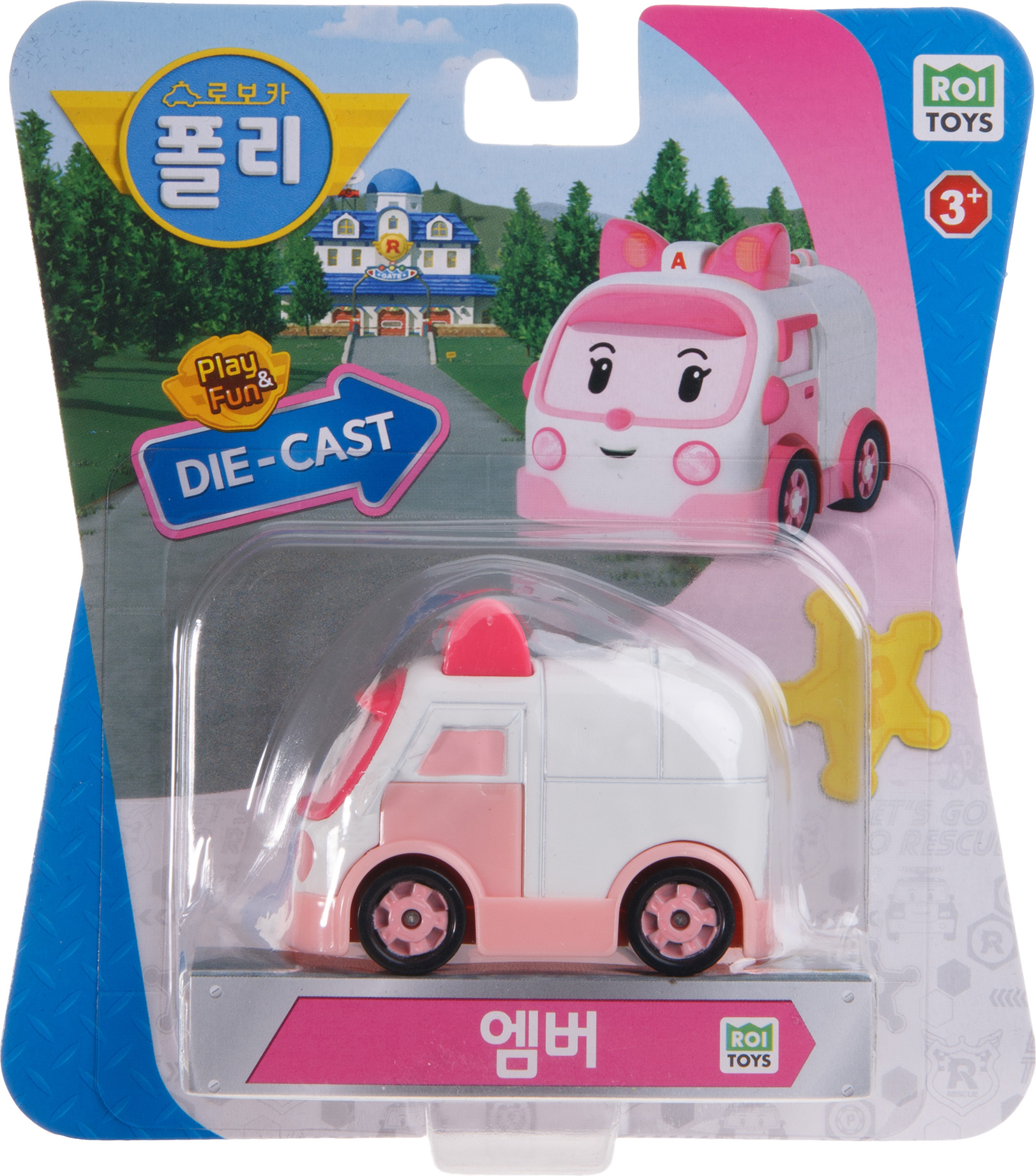 Машинка Robocar Poli Эмбер металлическая 6см MRT-0602 MRT-0602 - фото 2