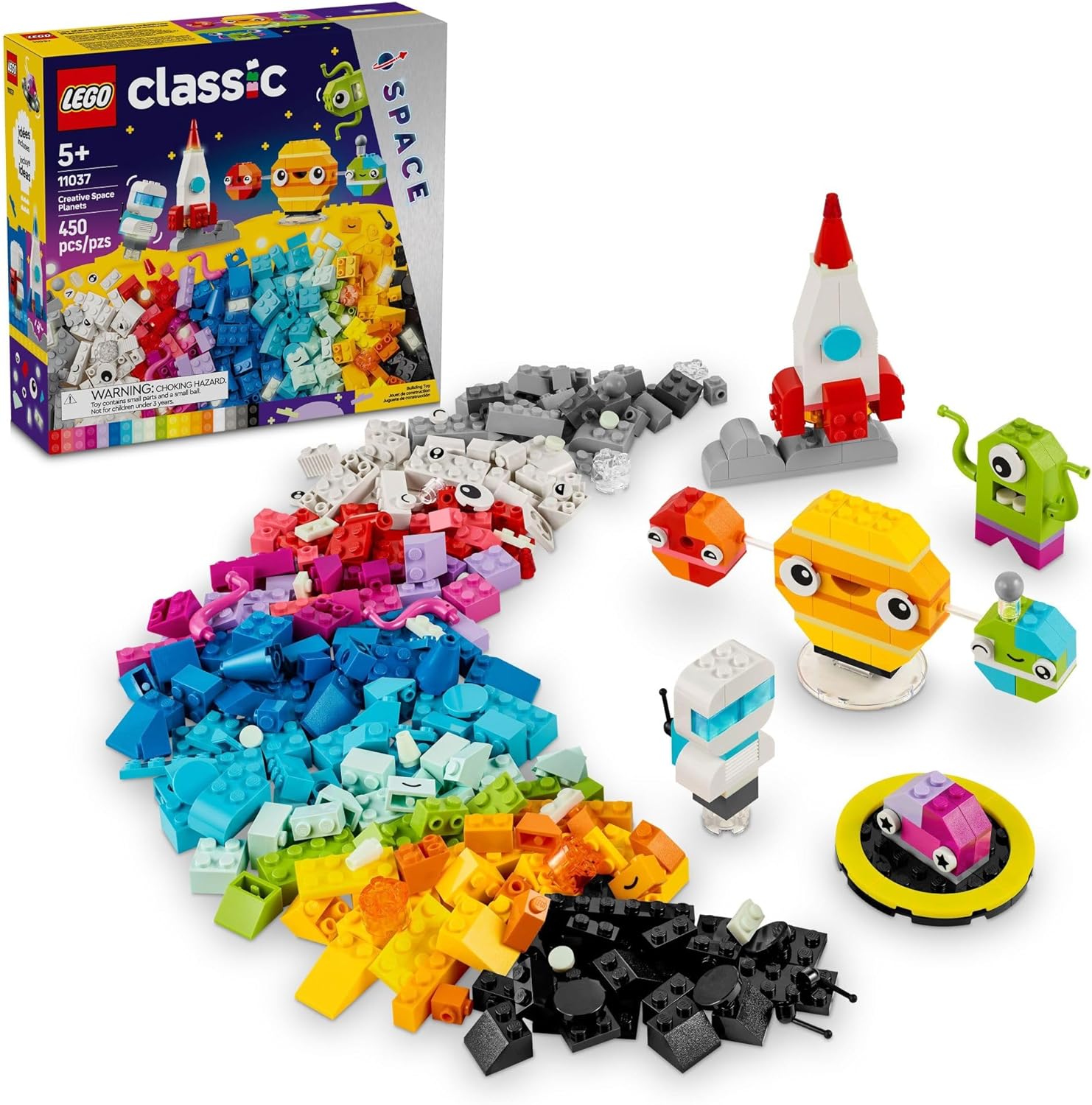 Конструктор LEGO Classic Креативные космические планеты 450 дет. - фото 1