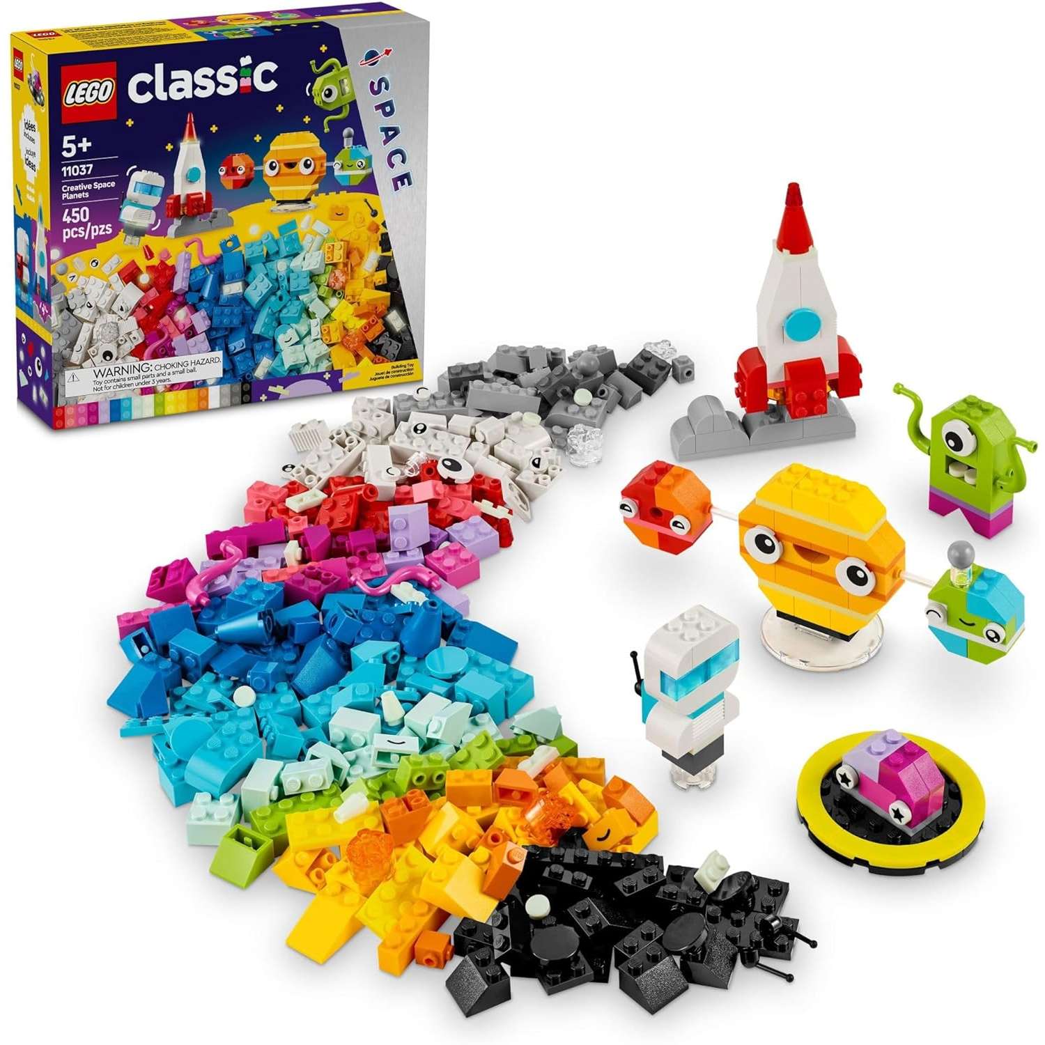 Конструктор LEGO Classic Креативные космические планеты 450 дет. - фото 1
