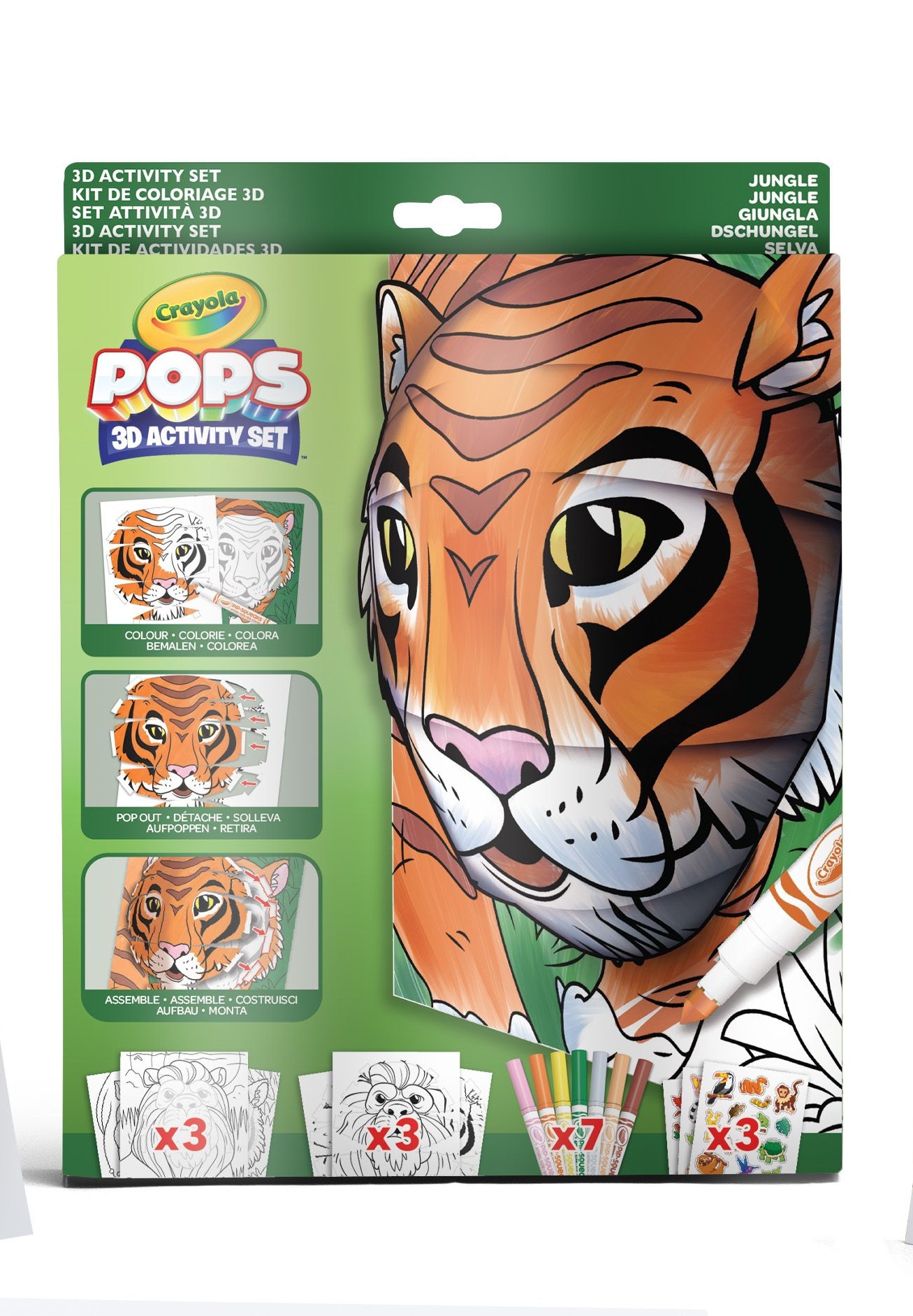 Набор большая раскраска Crayola Джунгли - фото 2