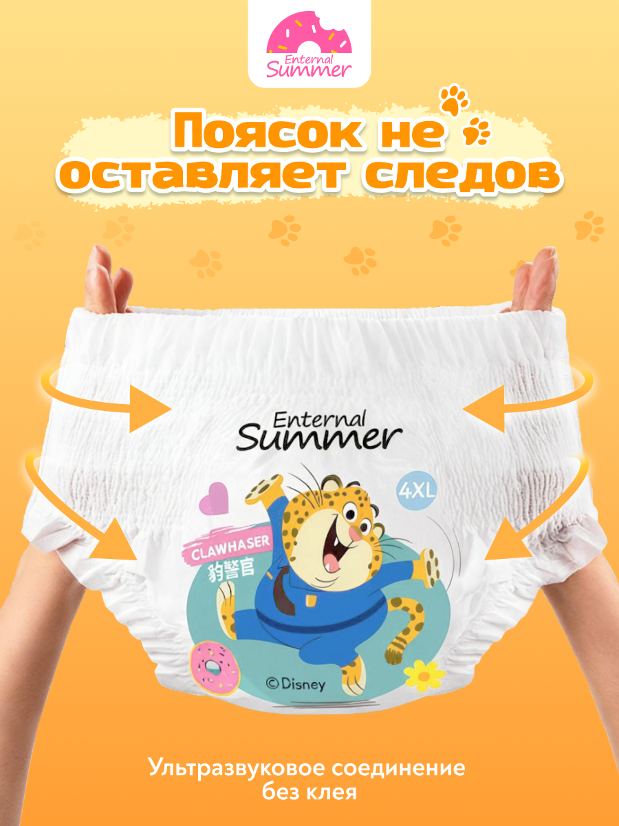 Трусики Enternal Summer Premium Care ультратонкие XXXXL (19+ кг) 24 шт. - фото 11