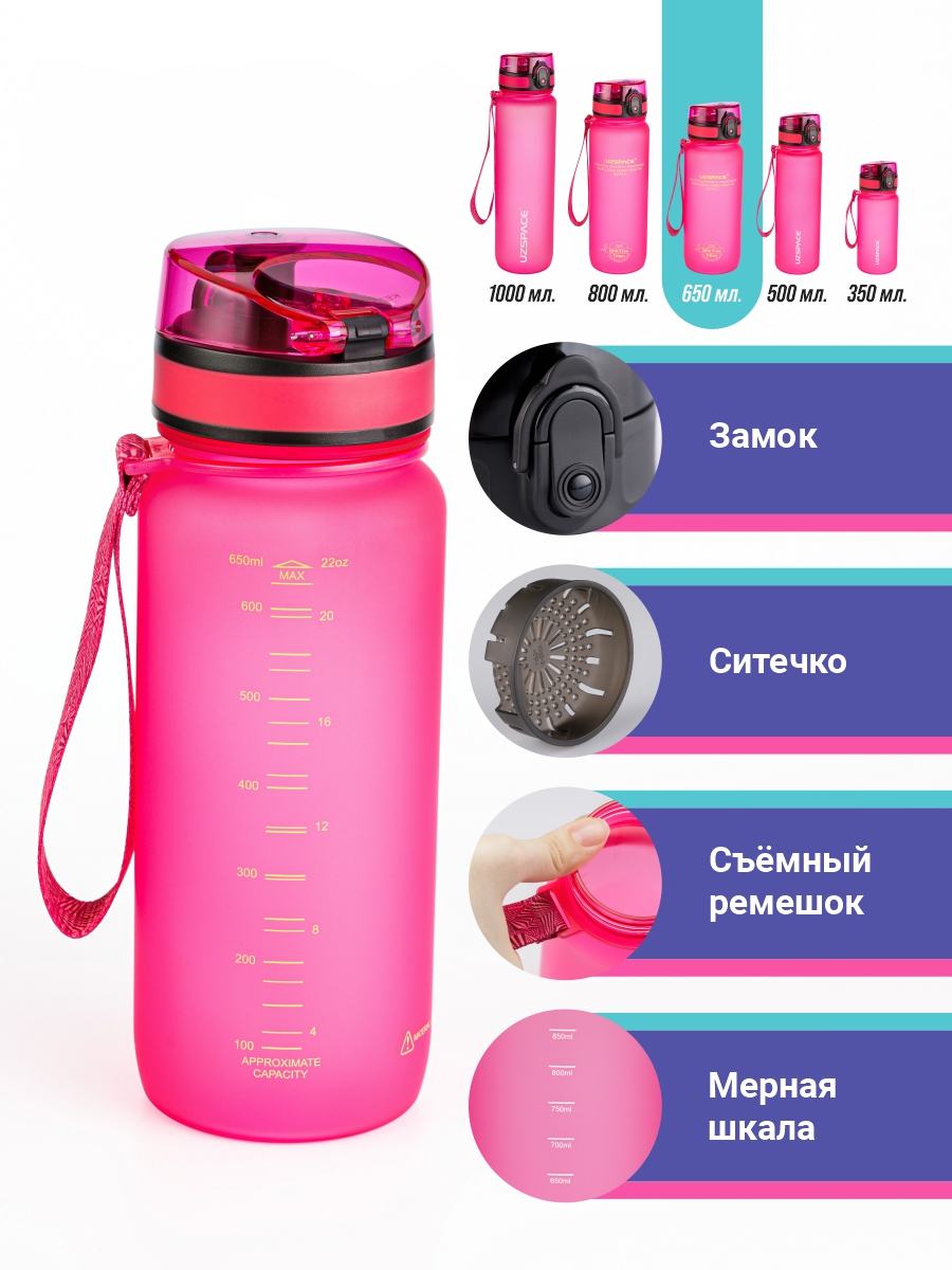 Бутылка UZSPACE 650 мл - фото 4