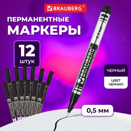 Маркеры Brauberg 12 цв.