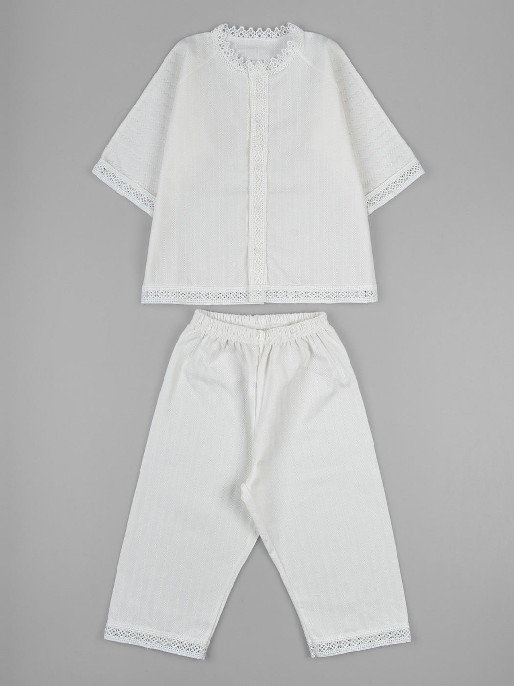 Крестильный комплект LEO 7005А_молочный - фото 3