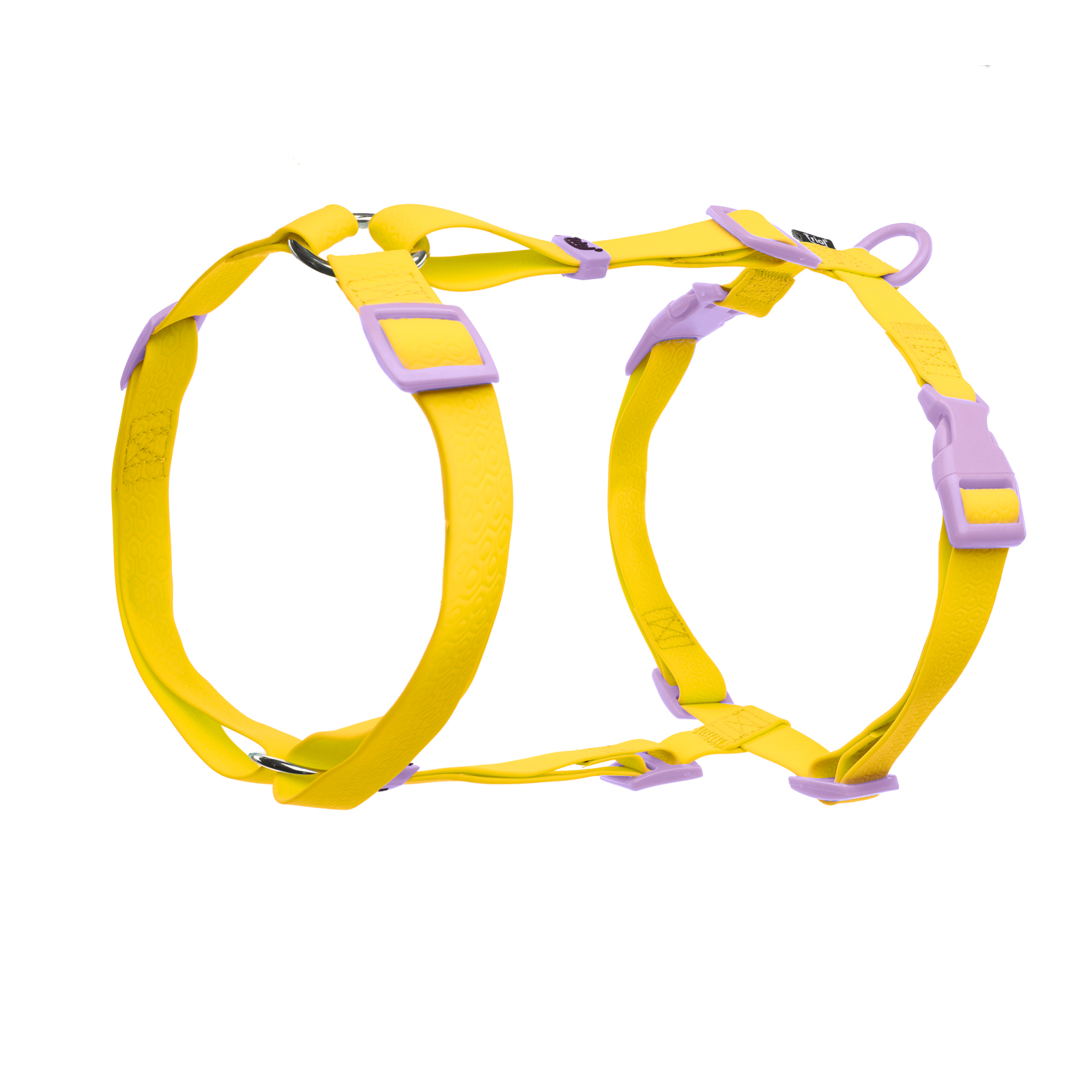 Шлейка для собак Triol Лимонная черника анатомическая из биотана S желтая 15/40-55см - фото 1