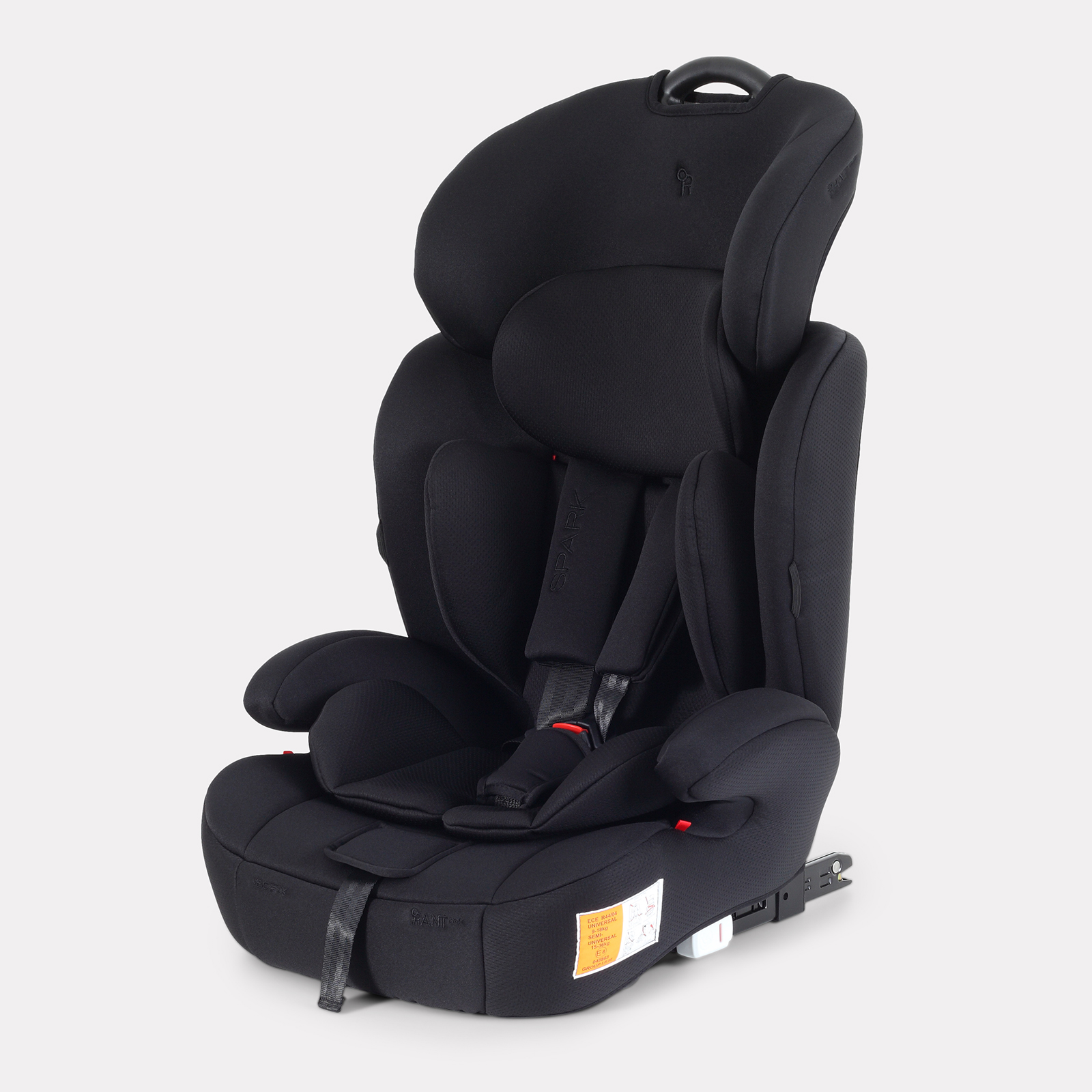 Автокресло Rant Basic Spark Next Isofix 1/2/3 (9-36 кг) черный - фото 1