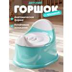 Горшок Компания Друзей голубой голубой