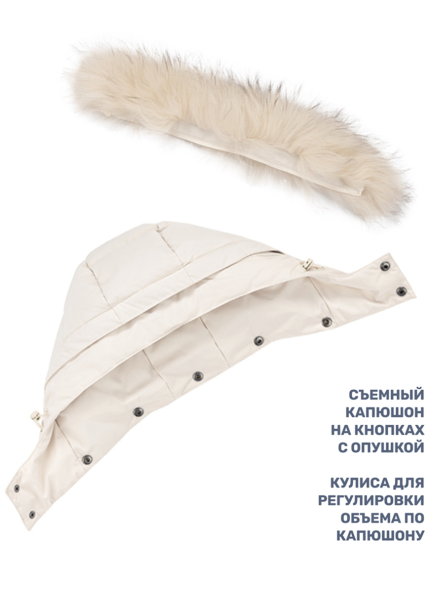 Пальто NIKASTYLE 6з9424 молоко - фото 13