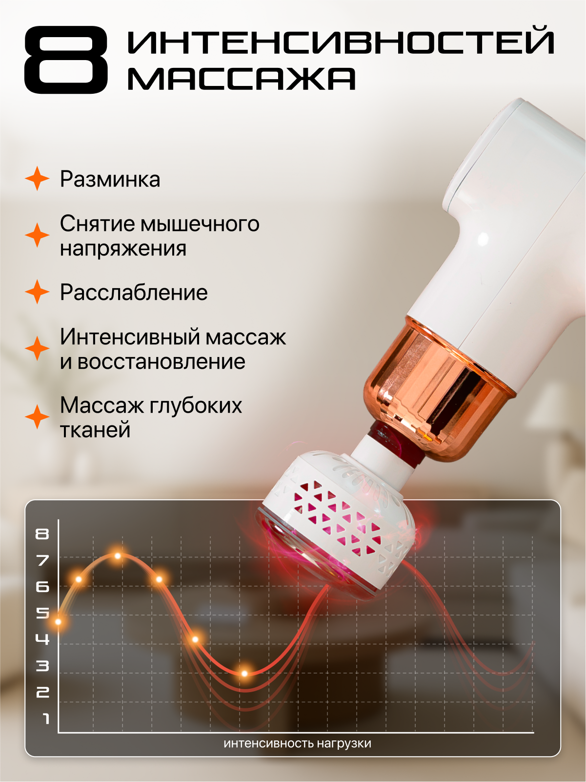 Массажер GENAU Вибрационный - фото 3