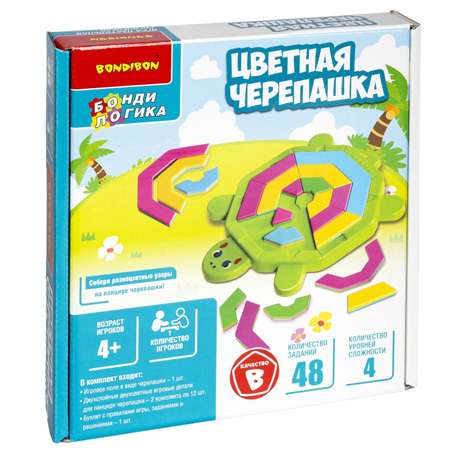 Настольная игра Bondibon БондиЛогика Цветная черепашка