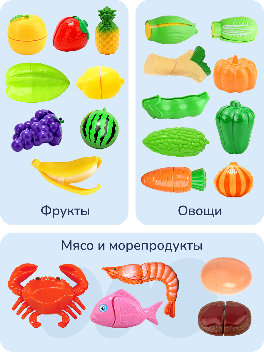 Игрушка Play okay продукты 32 предм. - фото 6