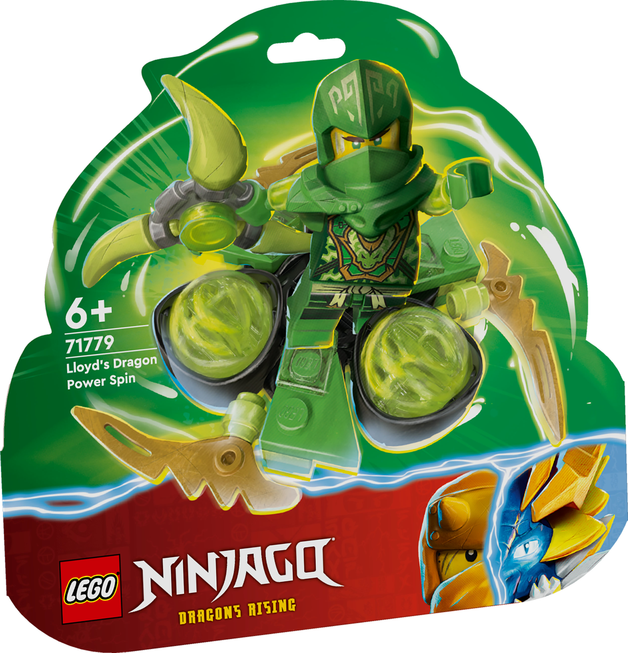 Конструктор LEGO NINJAGO Сила дракона Ллойда: Торнадо блочный - фото 2