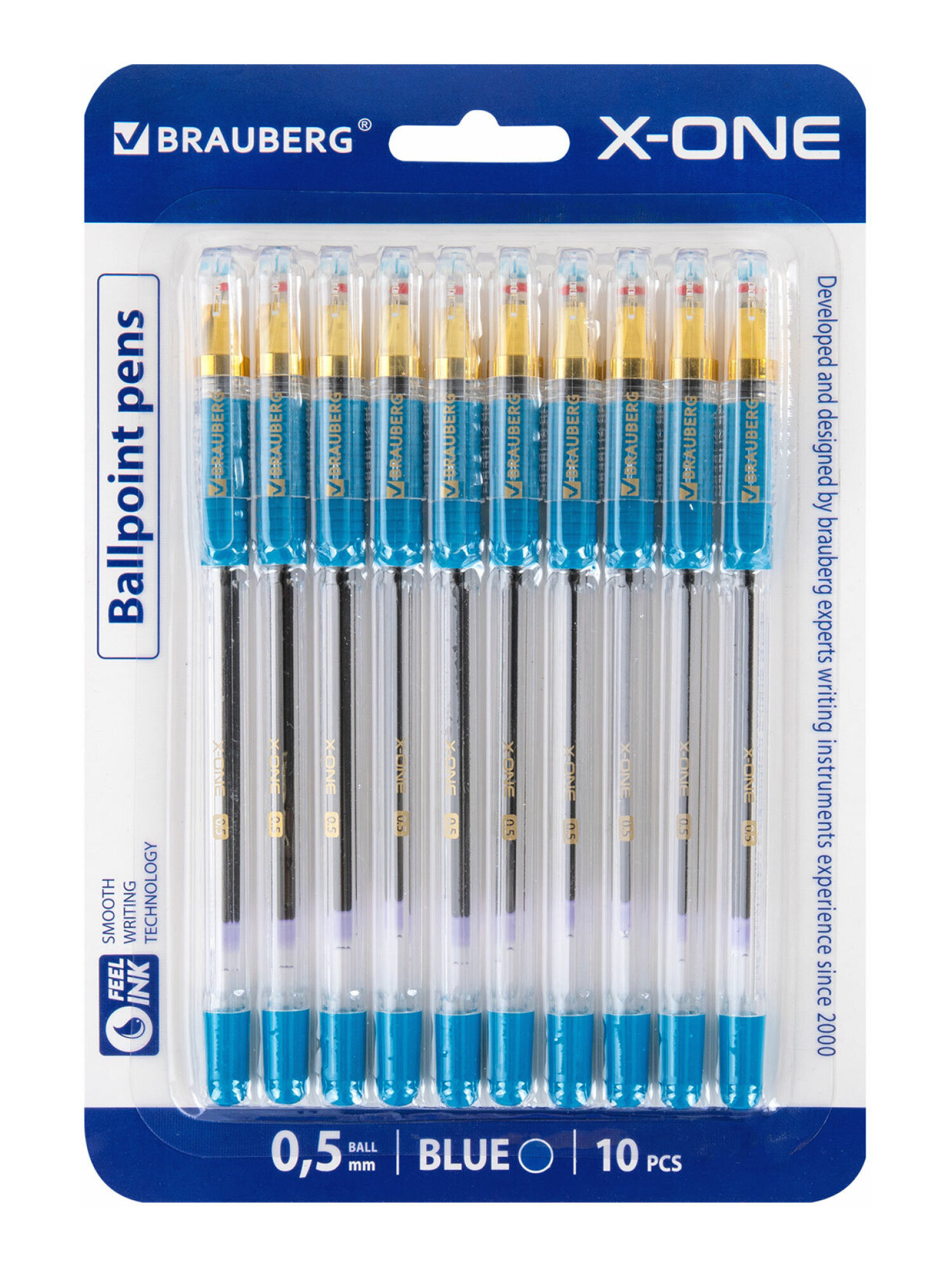 Ручка шариковая Brauberg 12 шт. - фото 6