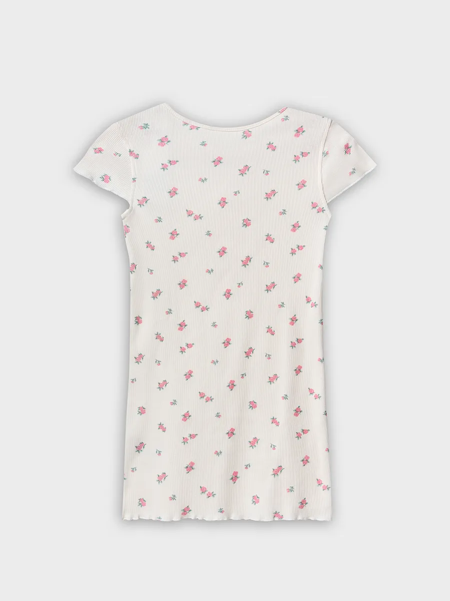 Сорочка ночная Mark Formelle (Марк Формэль) 577724/цветы на молочном1 - фото 6