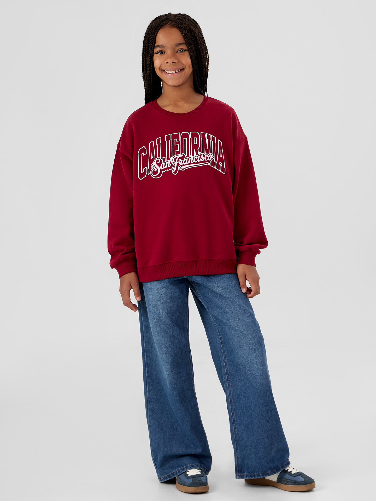 Свитшот Mark Formelle (Марк Формэль) 127940/вишневый +печать - фото 3