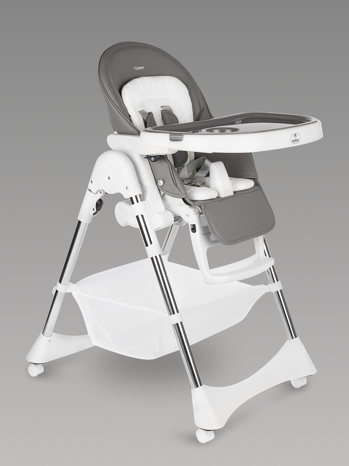 Изображение товара Стульчик для кормления TOMMY Bon appetit серый многофункциональный трансформер