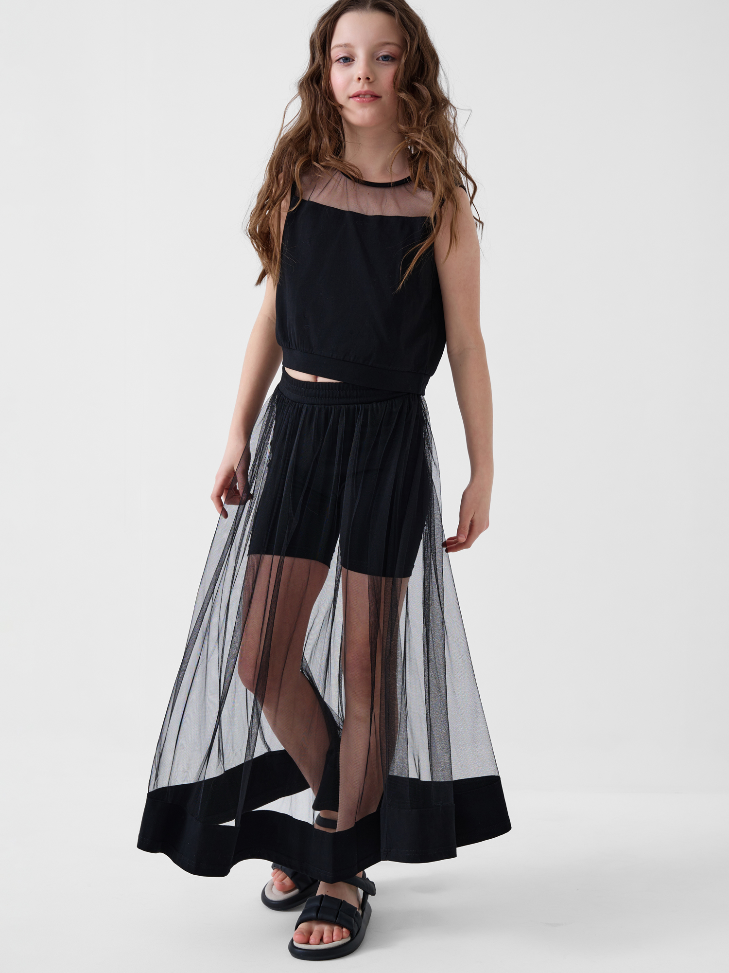 Футболка и юбка-шорты PlayToday 12621503 - фото 1