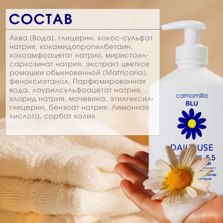 Гель для интимной гигиены Camomilla BLU всей семьи