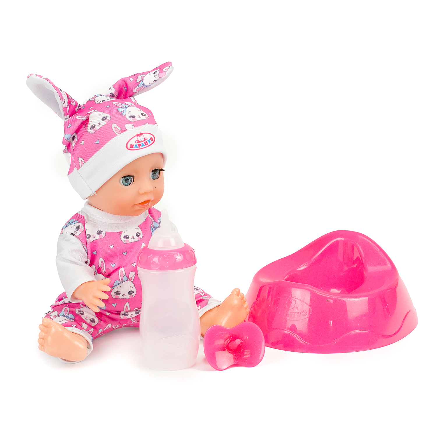 Кукла пупс Карапуз высота 20 см 392408 - фото 3