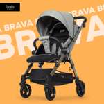 Коляска прогулочная Nuovita Brava серый