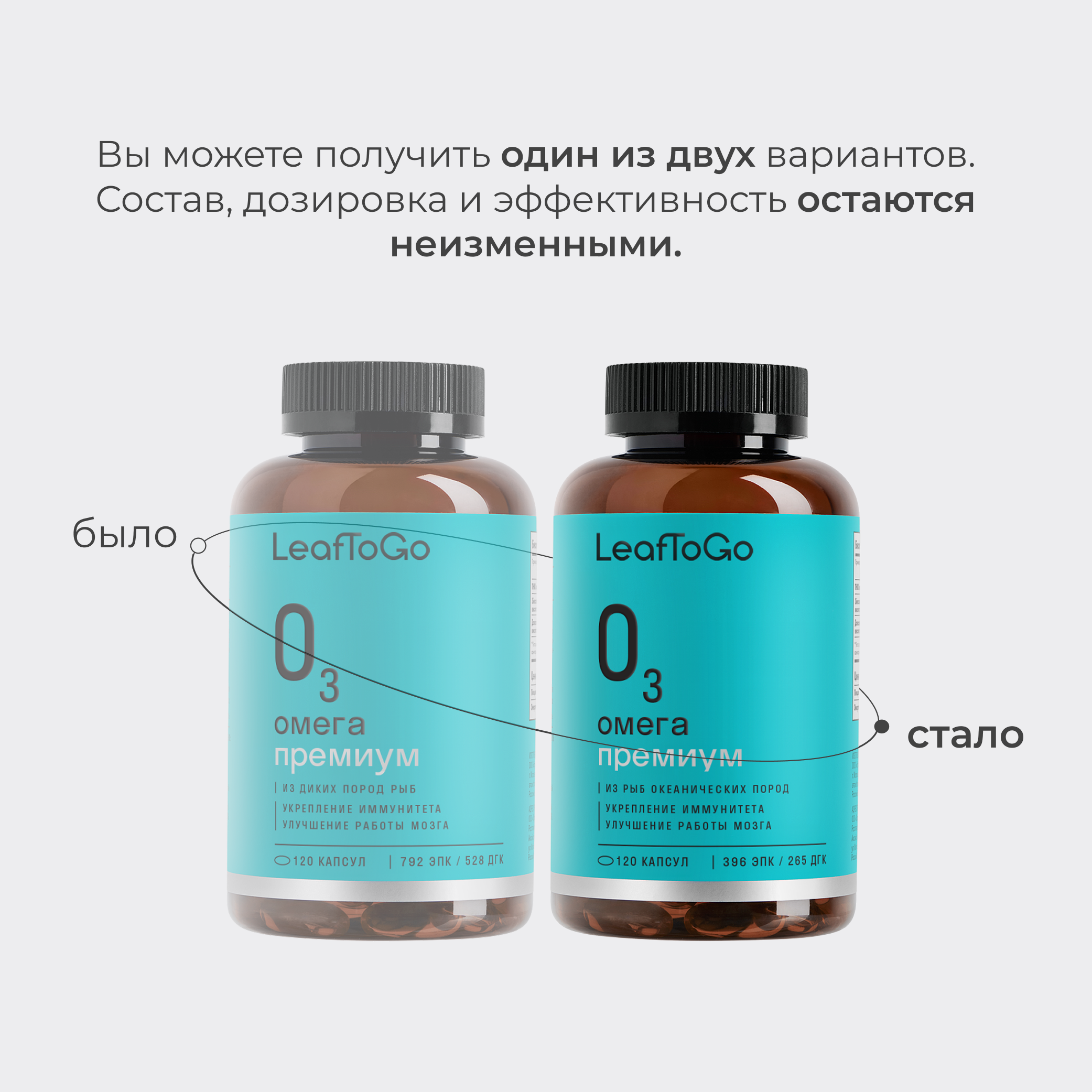 Омега-3 высокой концентрации LeafToGo 720 мг, 120 капсул - фото 11