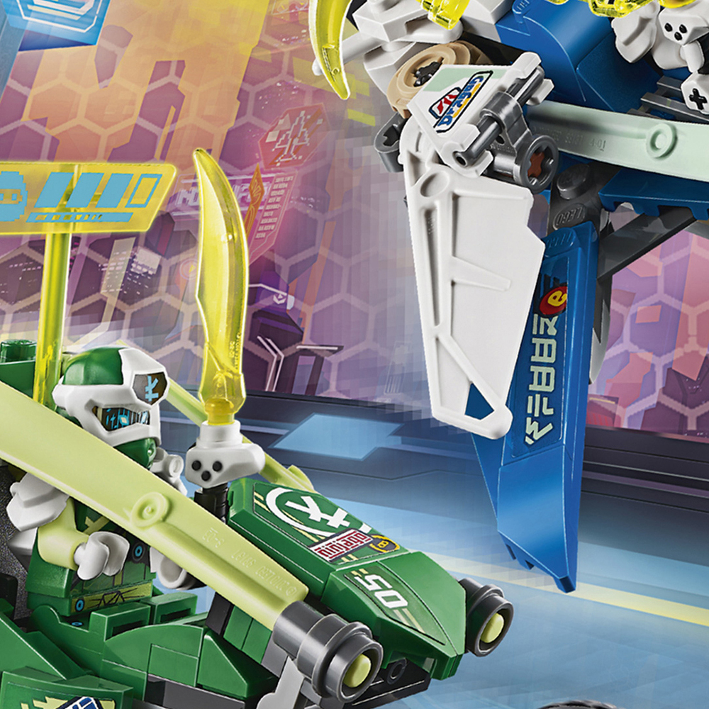 Конструктор LEGO NINJAGO Гонщики Джей и Ллойд 71709 183 дет. - фото 3