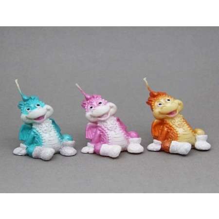 Свеча Дракон в валенках (55х55х75 вес 37 гр)