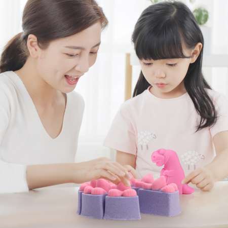 Кинетический песок COLOYOU 2.1 кг (розовый)