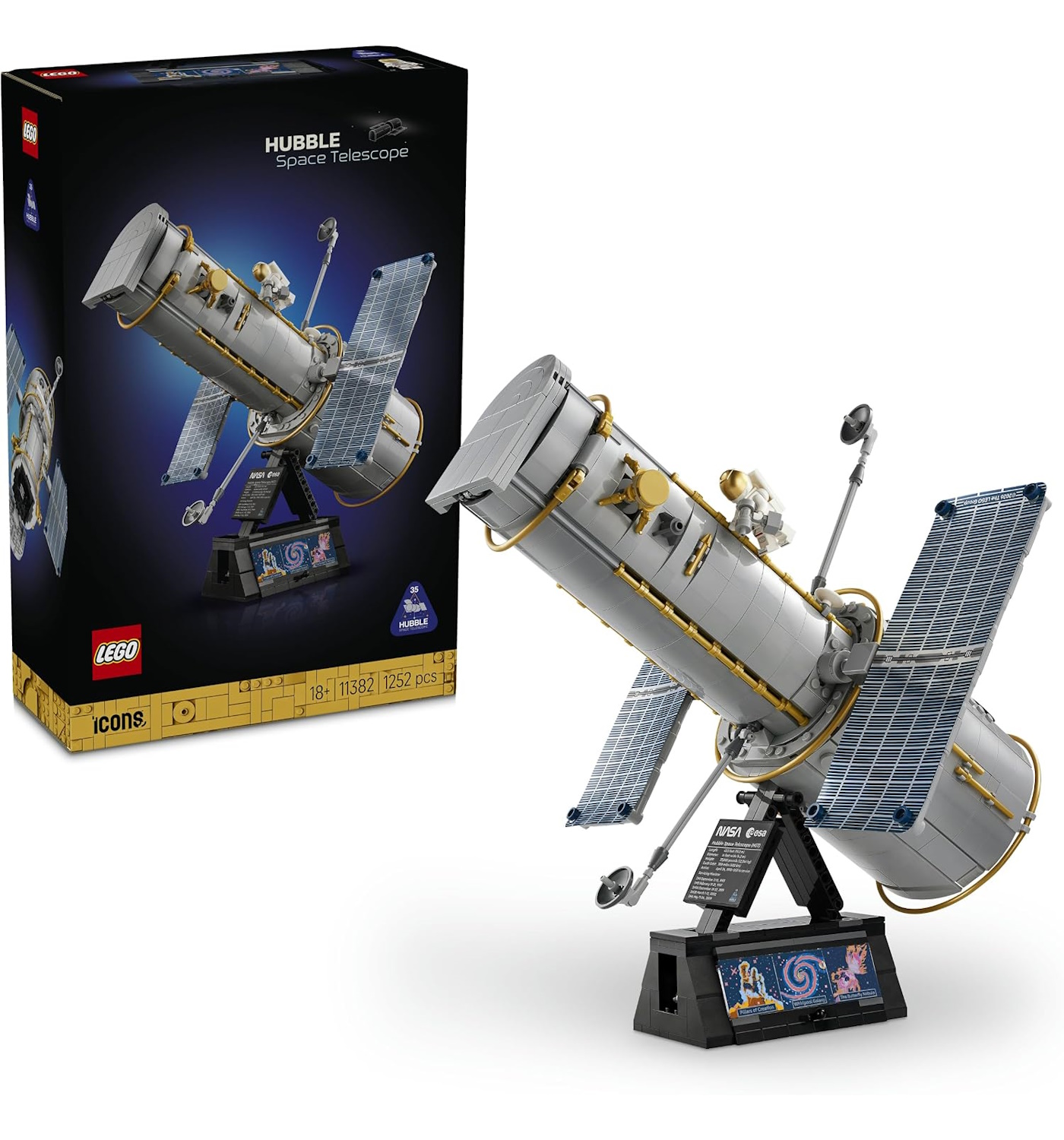 Конструктор LEGO Icons Космический телескоп Хаббл 1252 дет. - фото 1