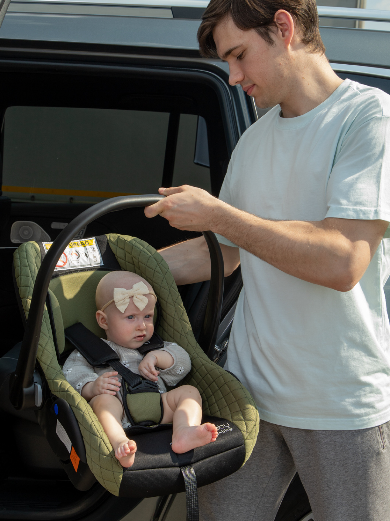 Автокресло Amarobaby Baby comfort 0 (0 -13 кг) серый - фото 14