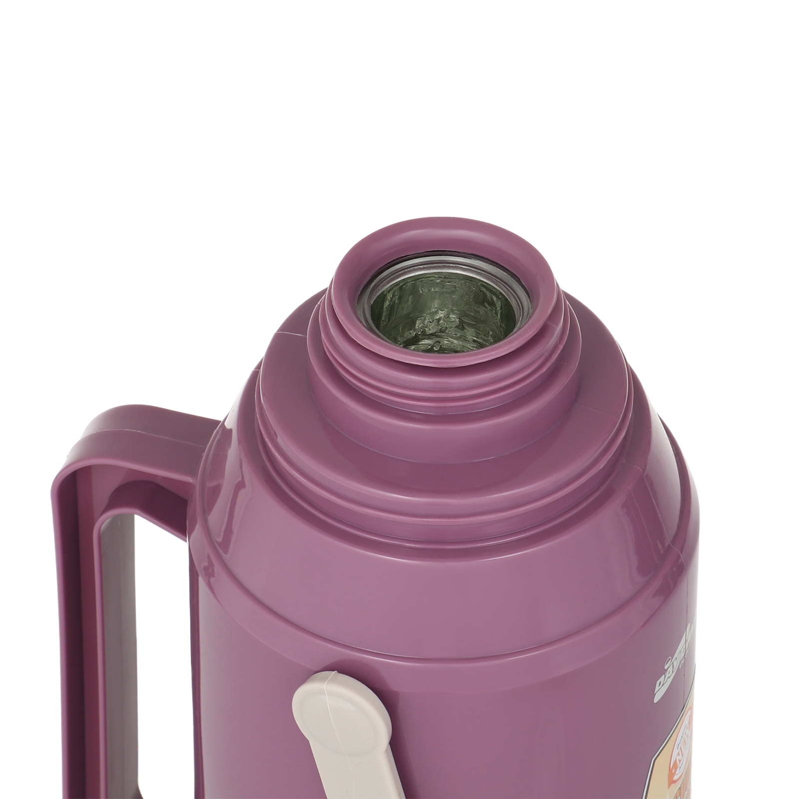 Термос 2 л Sima-Land со стеклянной колбой сохраняет тепло 12 ч сиреневый - фото 3