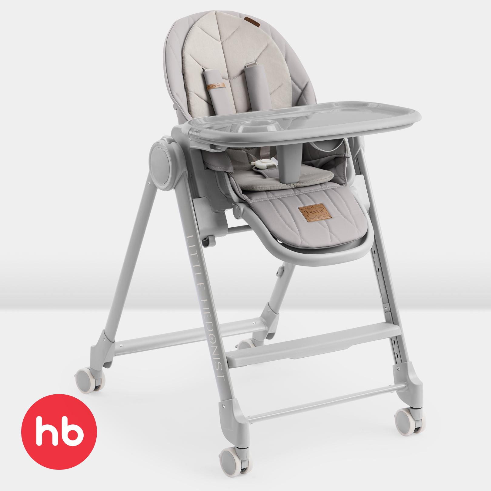 Стульчик для кормления Happy Baby серый серый - фото 1