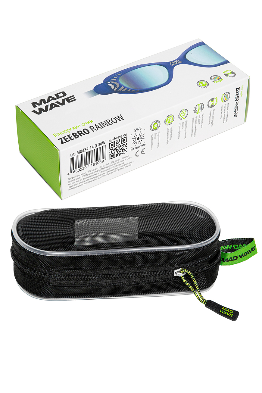 Очки для плавания Mad Wave Zeebro rainbow - фото 4