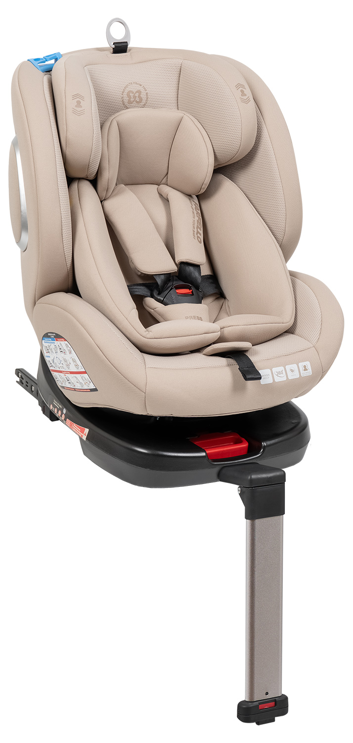 Автокресло Farfello YB102A Isofix 0+/1/2/3 (0-36 кг) бежевый - фото 1