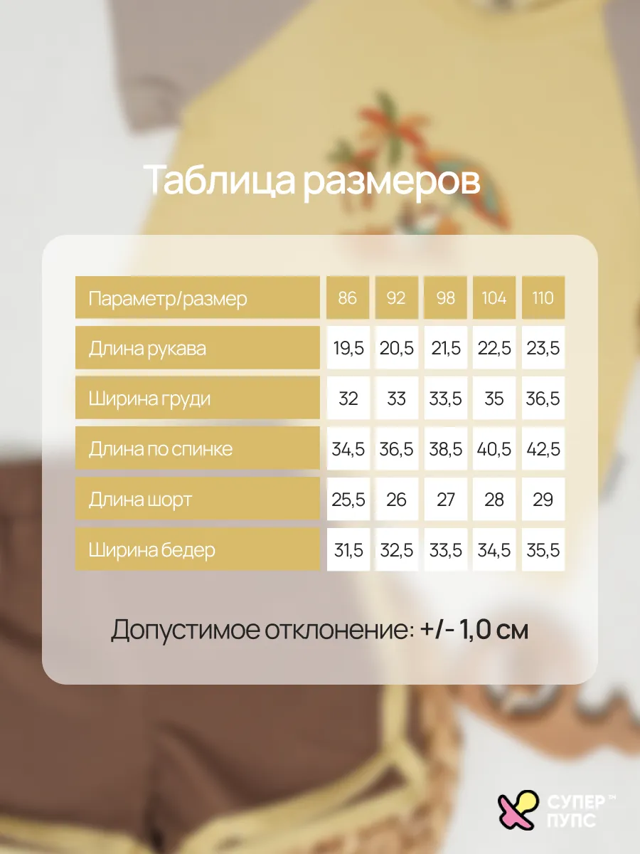 Костюм Супер Пупс кост/реглан/окант/желтый/чайка - фото 5