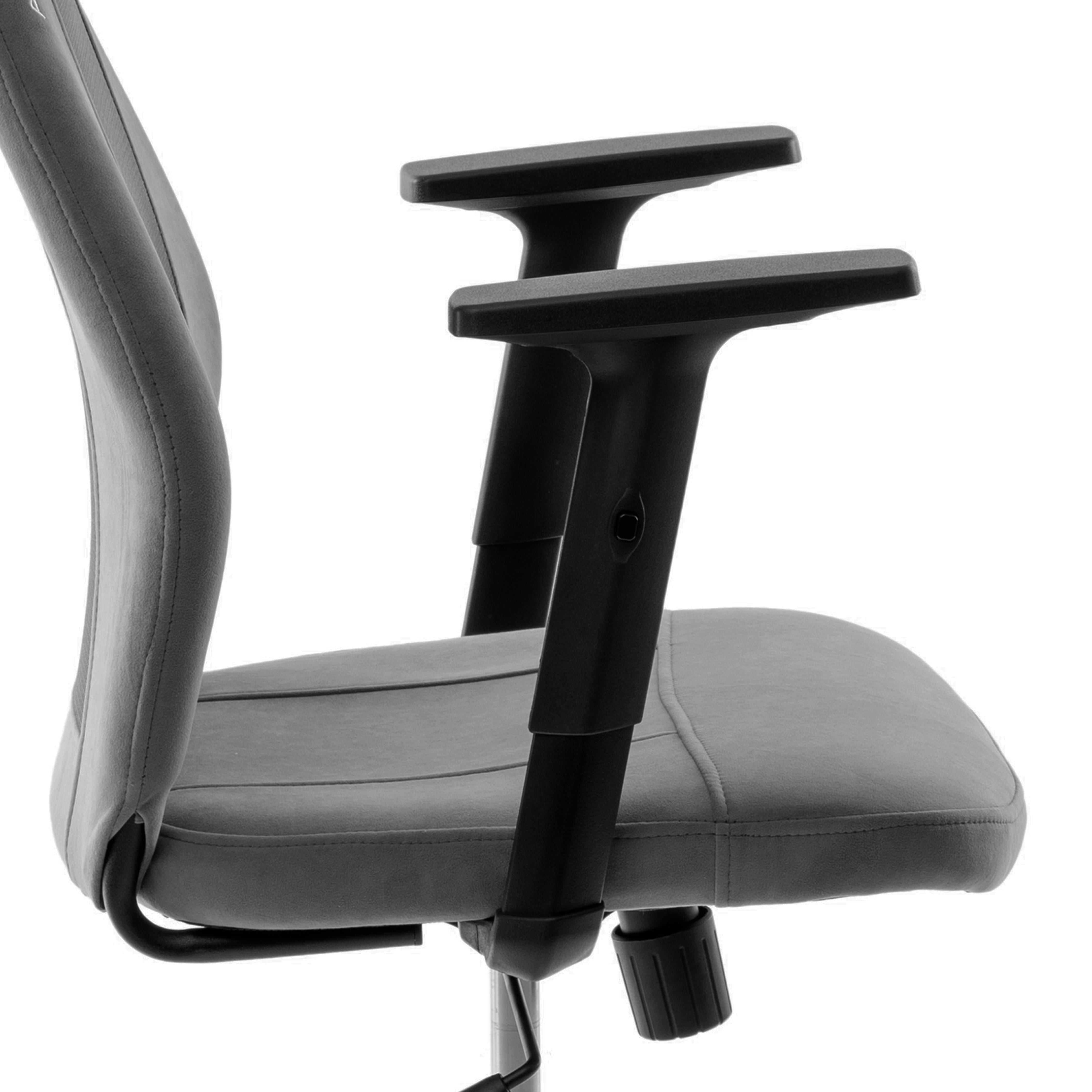 Компьютерное кресло TETCHAIR флок/ткань серый - фото 12