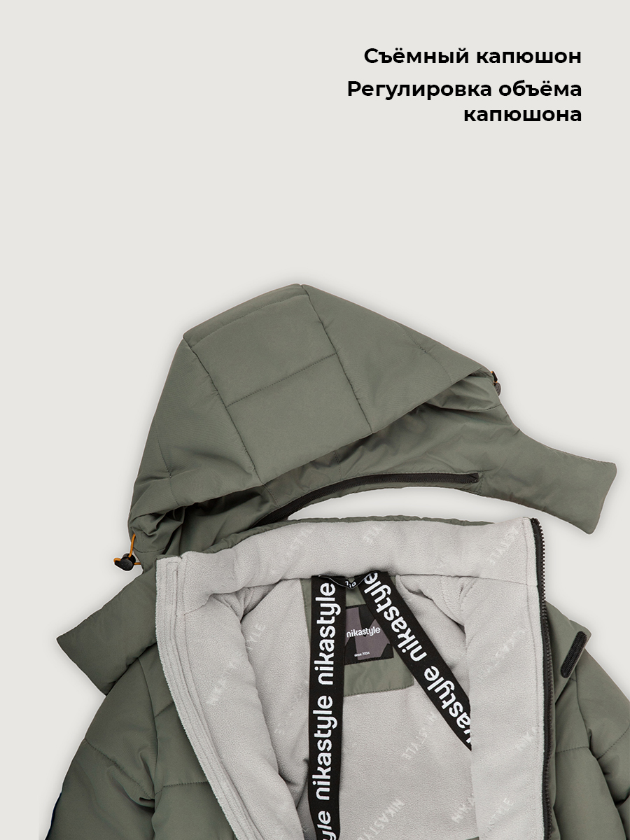 Куртка NIKASTYLE 4з6726 хаки - фото 7