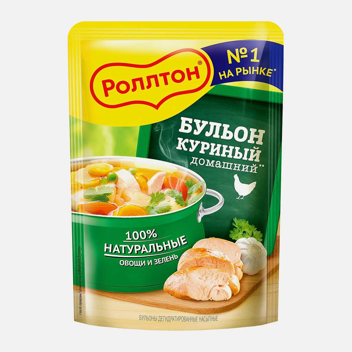Бульон домашний Роллтон куриный 90г - фото 1