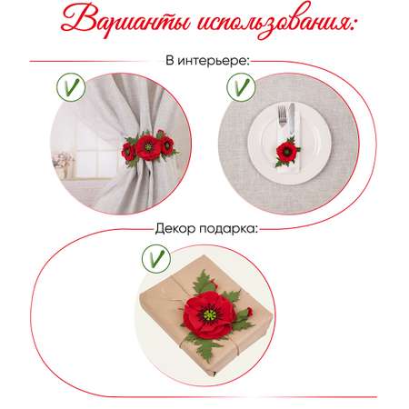 Набор для творчества Santa Lucia Заготовка Маки