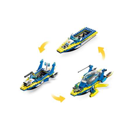Конструктор LEGO City WaterPolice Detective Missions блочный