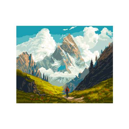 Картина по номерам Hobby Paint Давай в горы в ассортименте