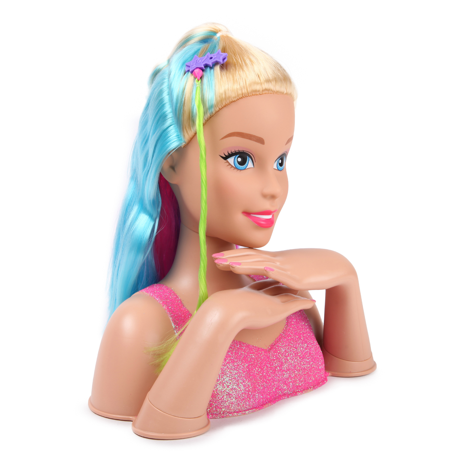 Игрушка Barbie торс для причесок Делюкс - фото 4