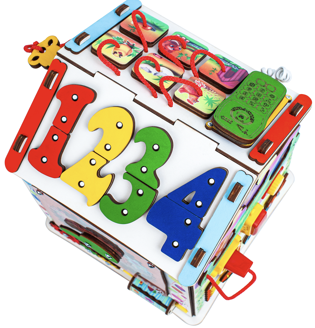 Игрушка Jolly Kids бизиборд Смайлик - фото 12