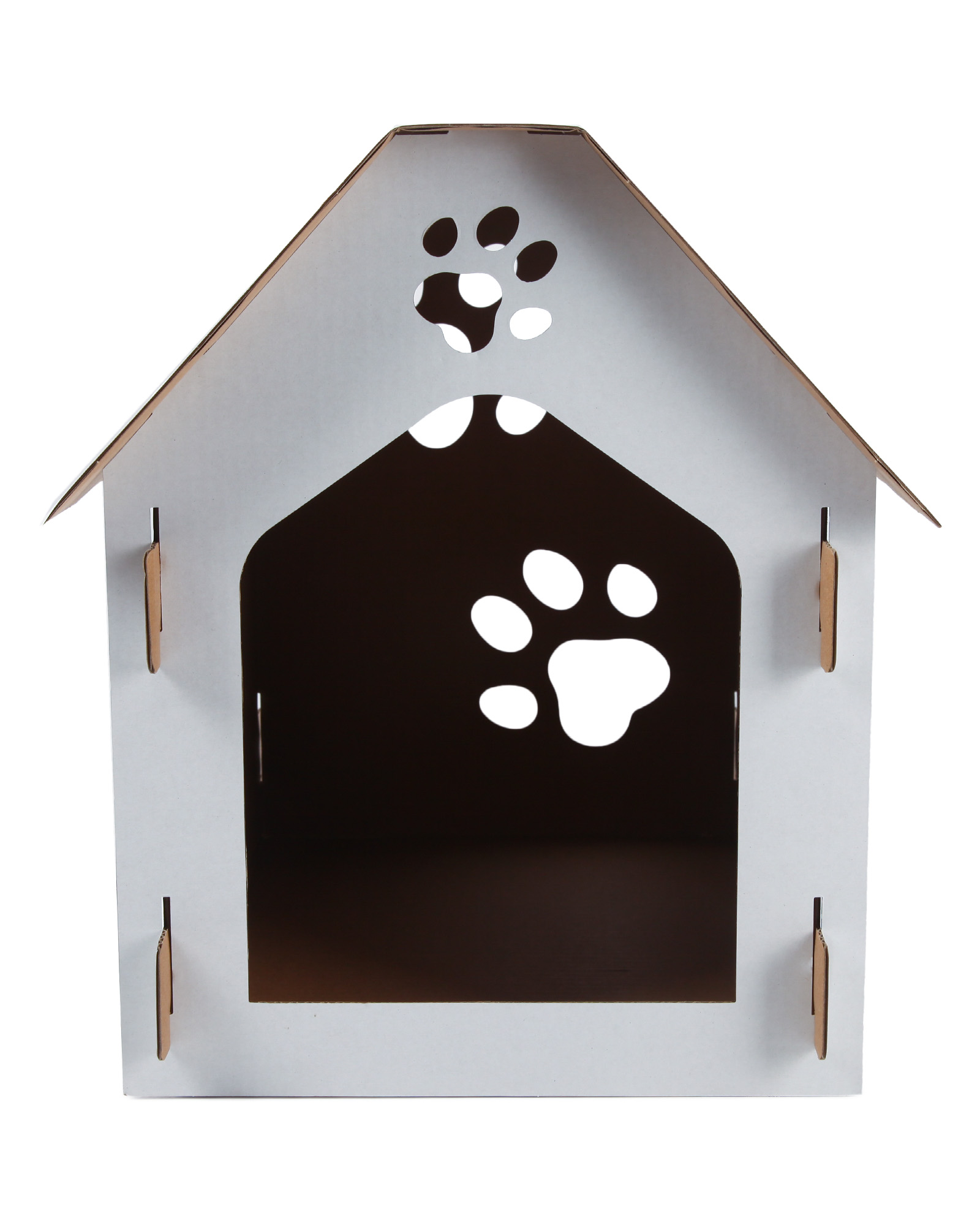 Когтеточка для кошек Barbaks Домик-будка картон 40*39*30.5см - фото 2