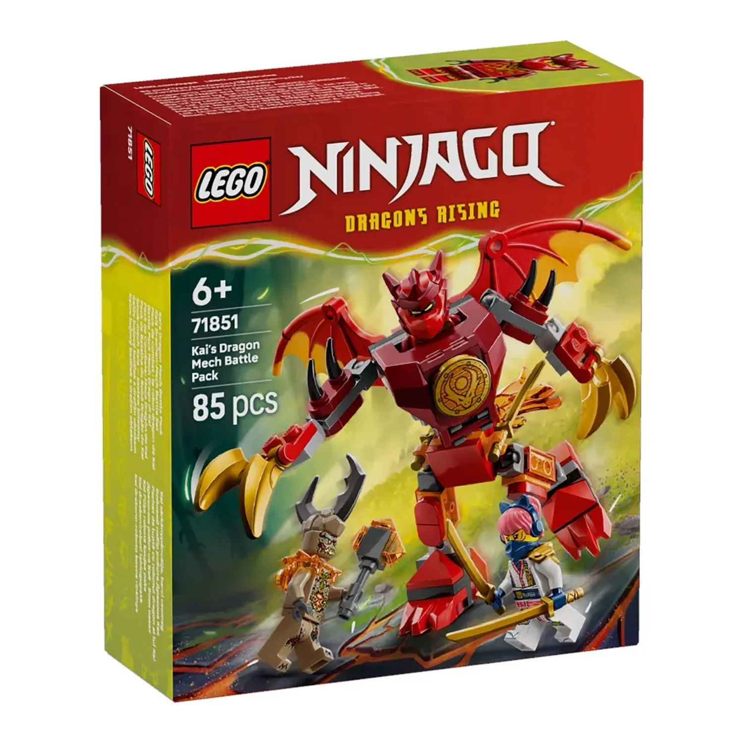 Конструктор LEGO NINJAGO Боевой набор «Дракон Кая» 85 дет. - фото 2