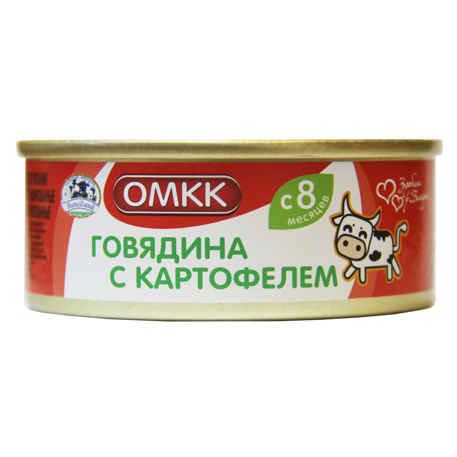 Пюре ОМКК Говядина с картофелем с 8 мес 100 г - фото 1